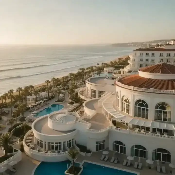Pnoto Resort & Casino com vista para o oceano Atlântico em Cascais
