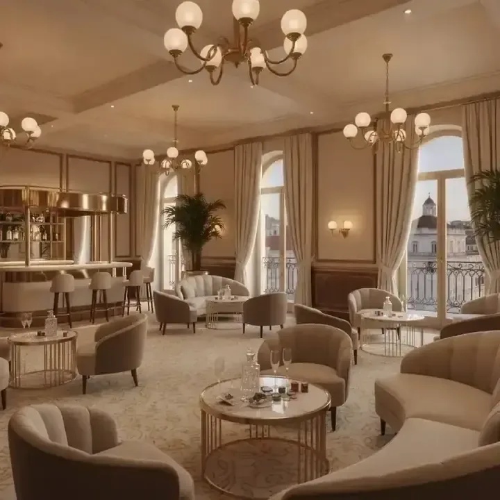 Salão VIP privado com vista para o oceano no Pnoto Resort
